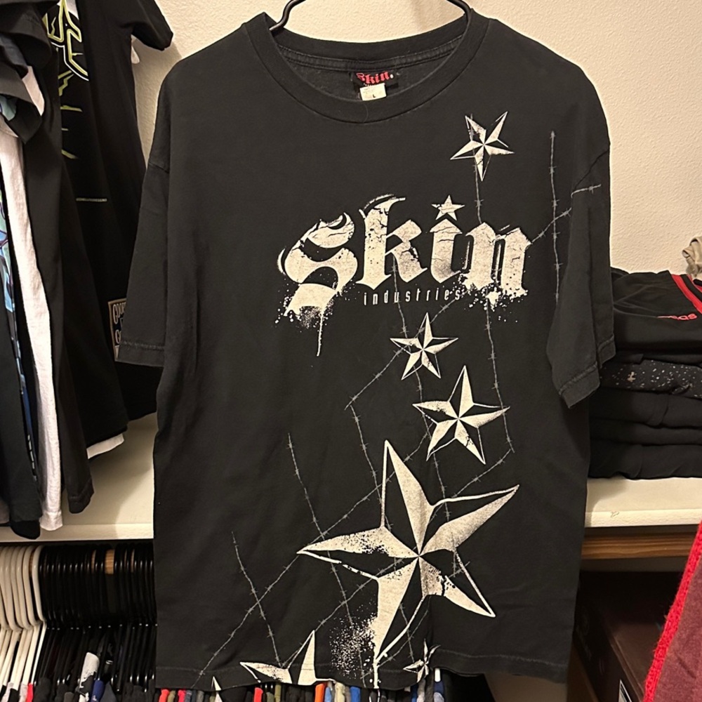 Large Black Skin Industries Shirt